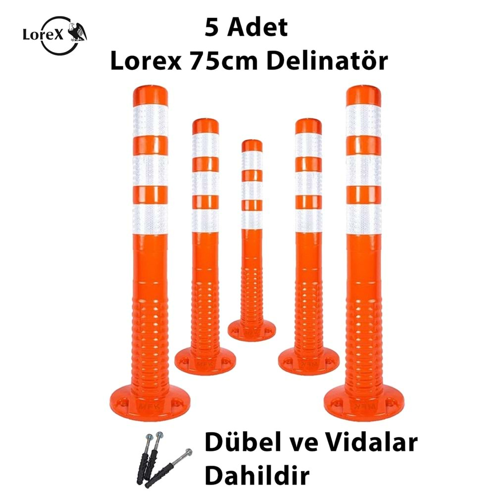 LOREX LR-0125 75cm Delinatör 5li Paket