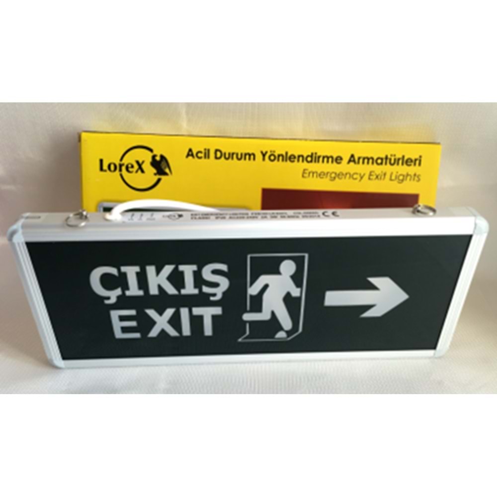 LOREX LR-EXITL (SAĞ-SOL) Exit Acil Durum - Çıkış Yönlendirme Armatürü