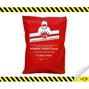 Lorex LR-2020WB Kaynak Battaniyesi - Kaynakçı Örtüsü 200 cm X 200 cm
