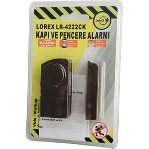 LOREX LR-4222CK KAPI PENCERE ALARMI(KAHVE RENK)