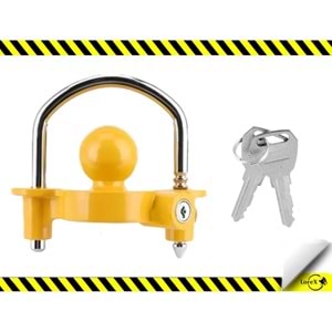 LOREX LR-CLA Römork , Karavan Kaplin Güvenlik Kilidi (Topuz Tip)