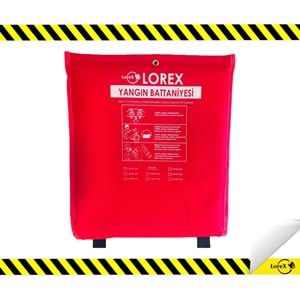 LOREX LR-FB2020C Yangın Battaniyesi 200x200 Çantalı