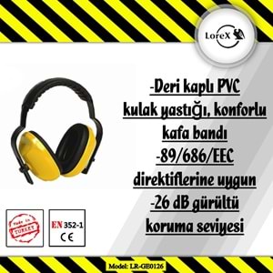 LOREX Başbantlı Gürültü Önleyici Kulaklık