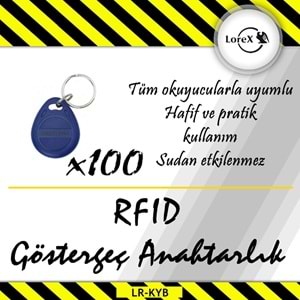 LOREX LR-KYB100 100lü Keyfob Anahtarlık Rfid Göstergeç