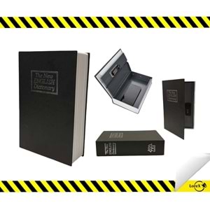 LOREX Kitap Görünümlü Şifreli Gizli Kasa Sözlük Kumbara