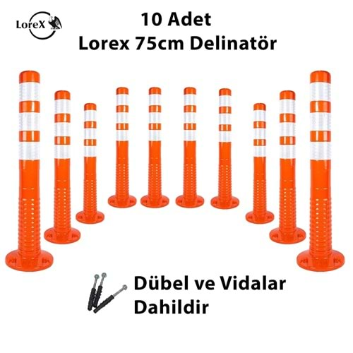 LOREX LR-0125 75cm Delinatör 10lu Paket