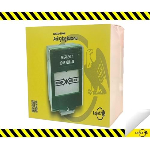 LOREX Yeşil Acil Çıkış Butonu