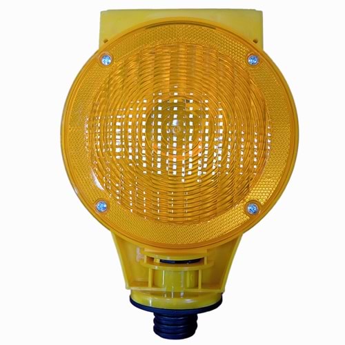 LOREX LR-SPL02 Solar Enerjili Üçgen Flaşörlü Sarı Lamba