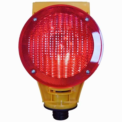 LOREX LR-SPL02R Solar Enerjili Üçgen Flaşörlü Kırmızı Lamba