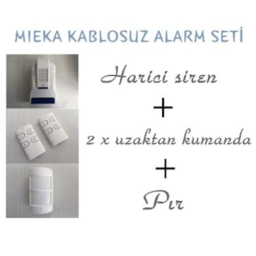 MIEKA MIE5 Kablosuz Hırsız Alarm Set 5