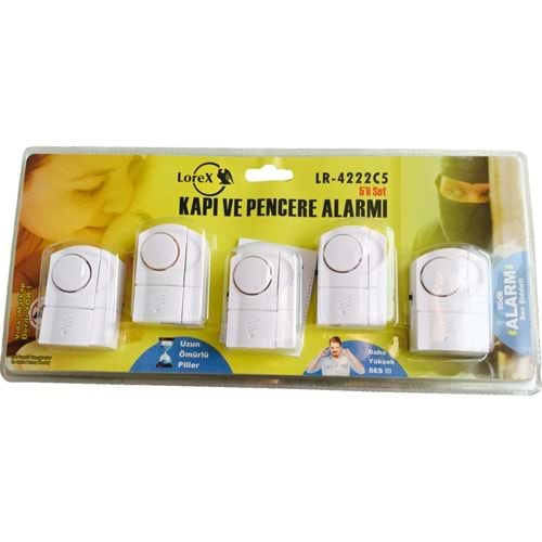 LOREX LR-4222C5 Kapı Pencere Alarmı (5Lİ PAKET)