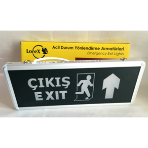 LOREX LR-EXITU (YUKARI) Exit Acil Durum - Çıkış Yönlendirme Armatürü