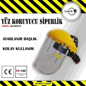 LOREX LR-GE0212 Tam Yüz Koruyucu Siperlik