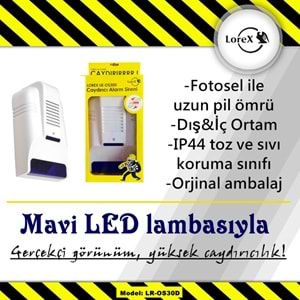 LOREX LR-OS30D Caydırıcı Alarm Sireni
