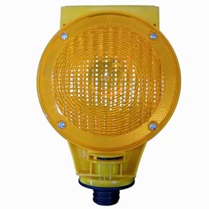 LOREX LR-SPL02 Solar Enerjili Üçgen Flaşörlü Sarı Lamba